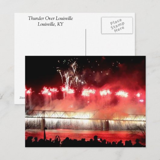 Thunder über Louisville Postkarte (Vorne/Hinten)