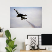 Thunderbird 6 macht einen Langsampass Poster (Heimbüro)