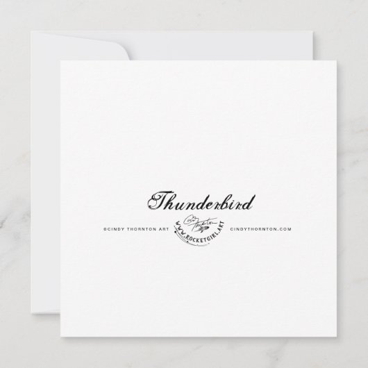 Thunderbird- Astronaut und Roboter Autoplatte (Rückseite)