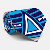 Thunderbird-Blau Krawatte (Gerollt)