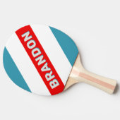 Thunderbird Bold mit Name gestrichen Tischtennis Schläger (Seitenansicht)