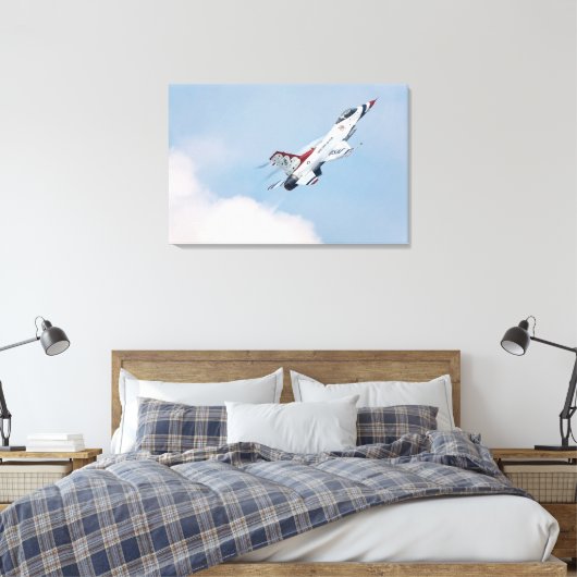 Thunderbird Canvas Print Leinwanddruck (Insitu (Schlafzimmer))