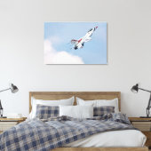 Thunderbird Canvas Print Leinwanddruck (Insitu (Schlafzimmer))