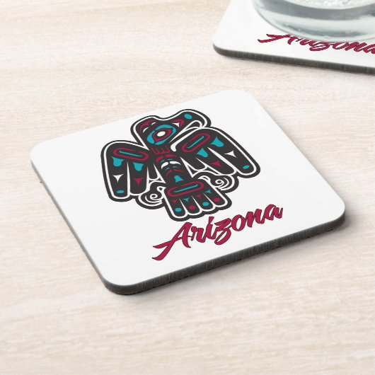 Thunderbird Clan Arizona Getränkeuntersetzer (Linke Seite)