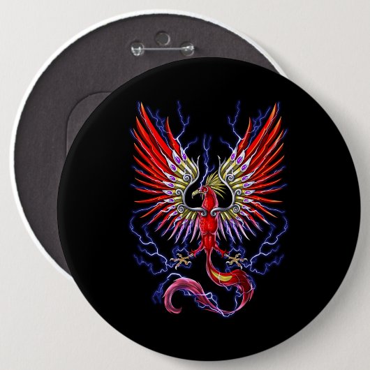 Thunderbird Cryptid Creature Button (Vorne & Hinten)