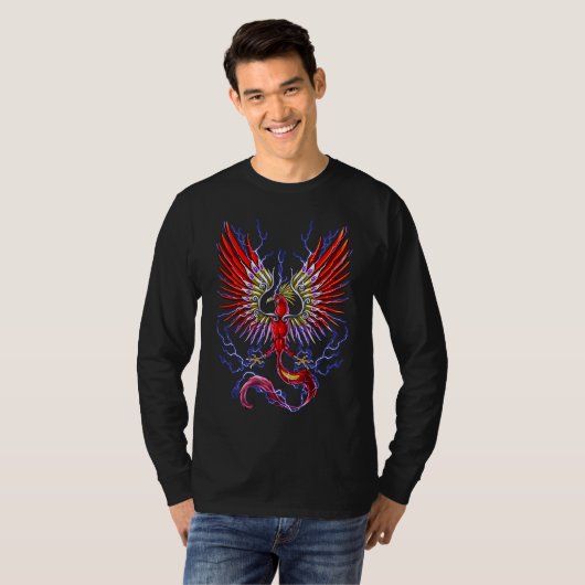 Thunderbird Cryptid Creature T-Shirt (Vorne ganz)