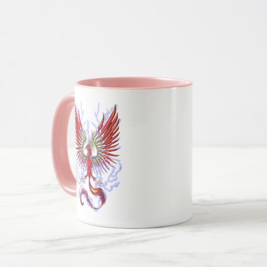 Thunderbird Cryptid Creature Tasse (Vorderseite Links)
