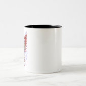 Thunderbird Cryptid Creature Zweifarbige Tasse (Mittel)