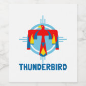 Thunderbird Design Weinetikett (Einzelnes Label)