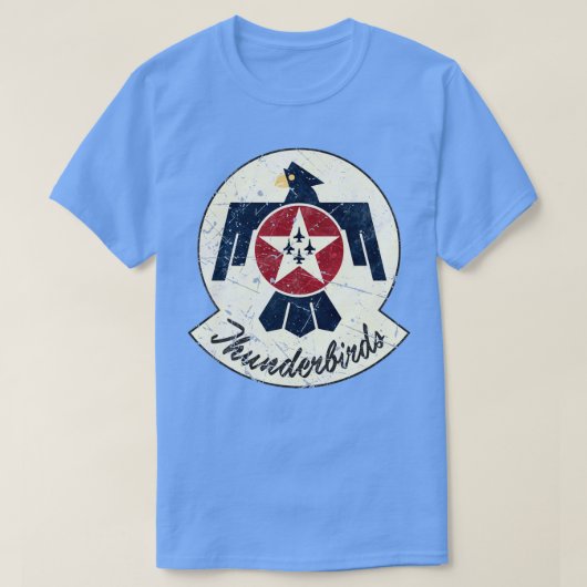 Thunderbird F16 Air Demonstration Team USAAF T-Shirt (Design vorne)
