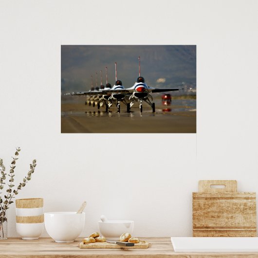 Thunderbird Flight Demonstration Team Poster (Küche)