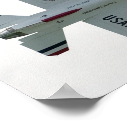 Thunderbird Flight Demonstration Team Poster (Ecke)