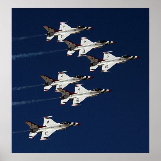 Thunderbird Flight Demonstration Team Poster (Vorne)
