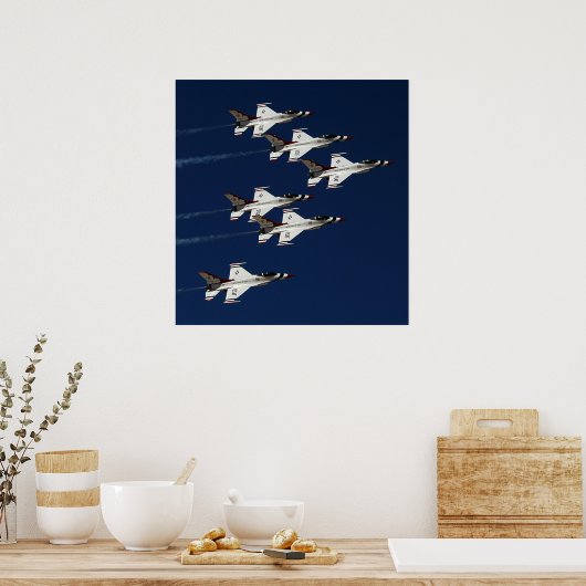 Thunderbird Flight Demonstration Team Poster (Küche)