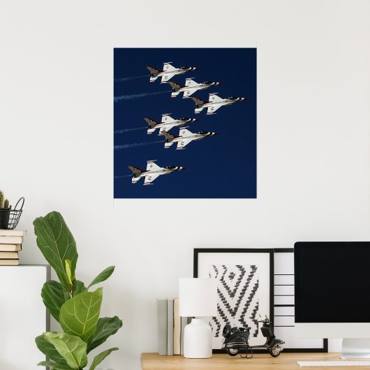Thunderbird Flight Demonstration Team Poster (Heimbüro)