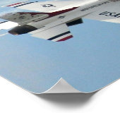 Thunderbird Flight Demonstration Team Poster (Ecke)