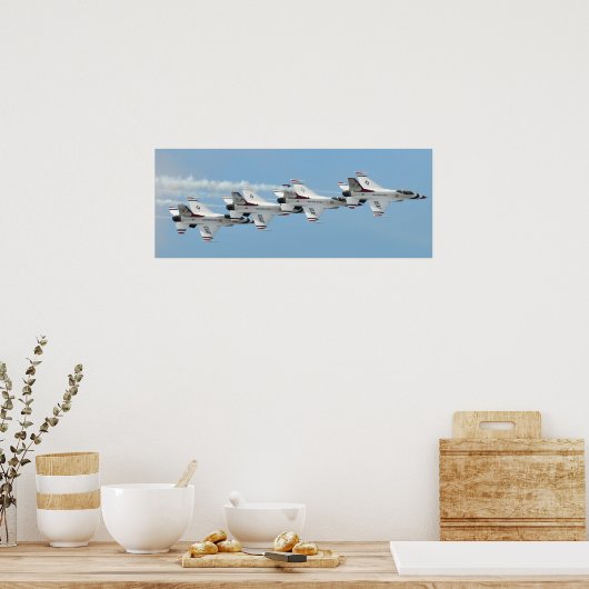 Thunderbird Flight Demonstration Team Poster (Küche)