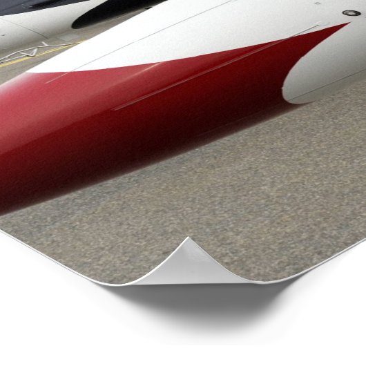 Thunderbird Flight Demonstration Team Poster (Ecke)