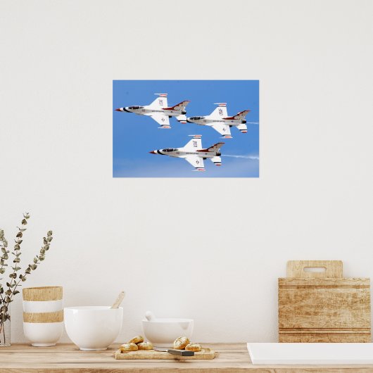 Thunderbird Flight Demonstration Team Poster (Küche)