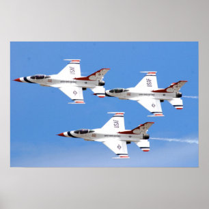 Thunderbird Flight Demonstration Team Poster