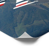 Thunderbird Flight Demonstration Team Poster (Ecke)