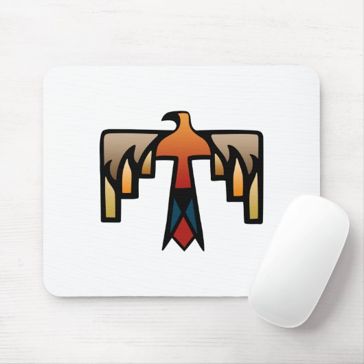 Thunderbird - gebürtiges Ureinwohner-Symbol Mousepad (Mit Mouse)