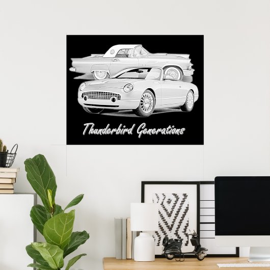 Thunderbird Generationen Poster (Heimbüro)