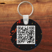 Thunderbird Golf Schlüsselanhänger - Spritzer QR (Rückseite)