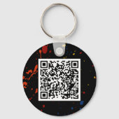 Thunderbird Golf Schlüsselanhänger - Spritzer QR (Rückseite)