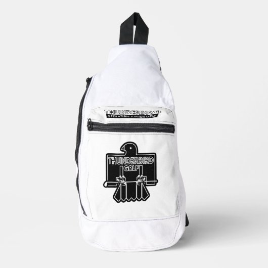 Thunderbird Golf Sling Backpack Crossbody Bag (Vorderseite)