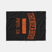 Thunderbird High School Hs Pcute Ss Cute Ssnix Az Fleecedecke (Vorderseite (Horizontal))