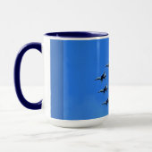 Thunderbird Jets (sechs) Flyby-Tasse Tasse (Links)