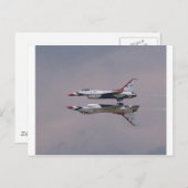 Thunderbird Mirror Fliegen by Postkarte (Vorne/Hinten)