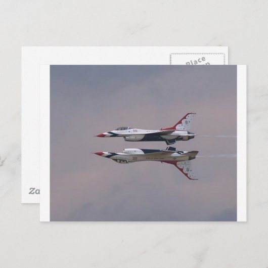 Thunderbird Mirror Fliegen by Postkarte (Vorne/Hinten)