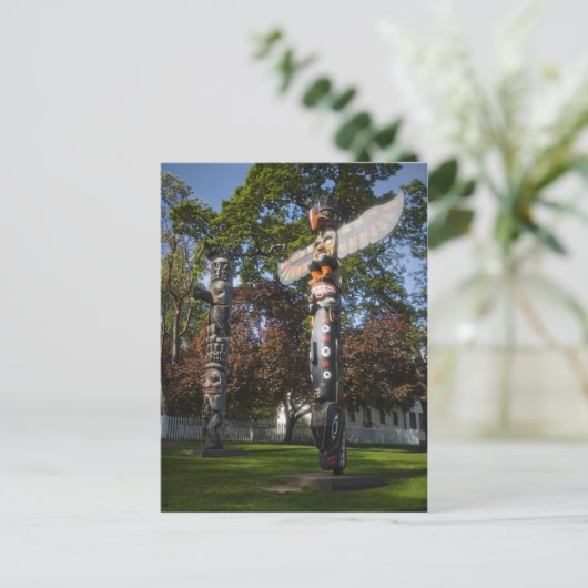 Thunderbird Park Postkarte (Stehend Vorderseite)