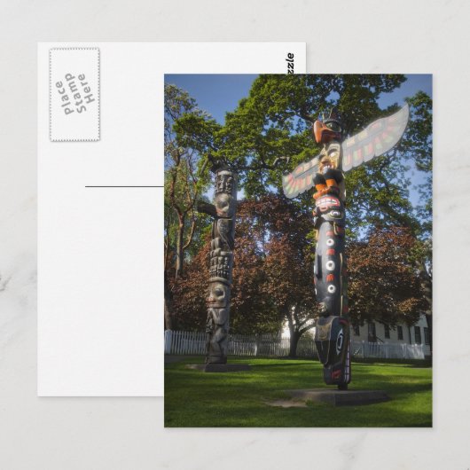 Thunderbird Park Postkarte (Vorne/Hinten)