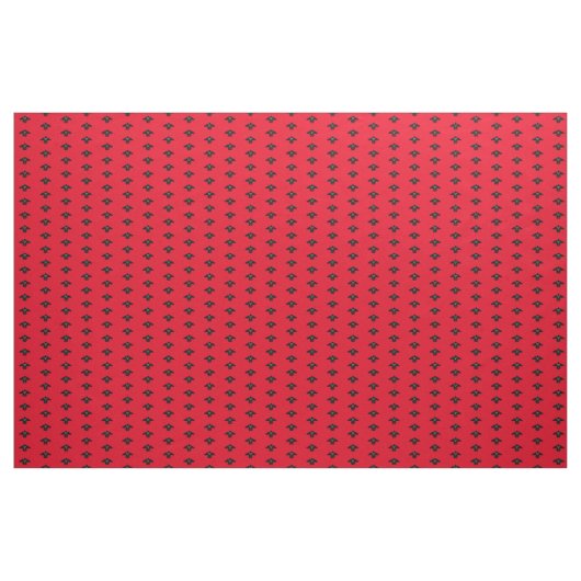 Thunderbird Pattern Red Fabric Stoff (Yard (91,4 cm))