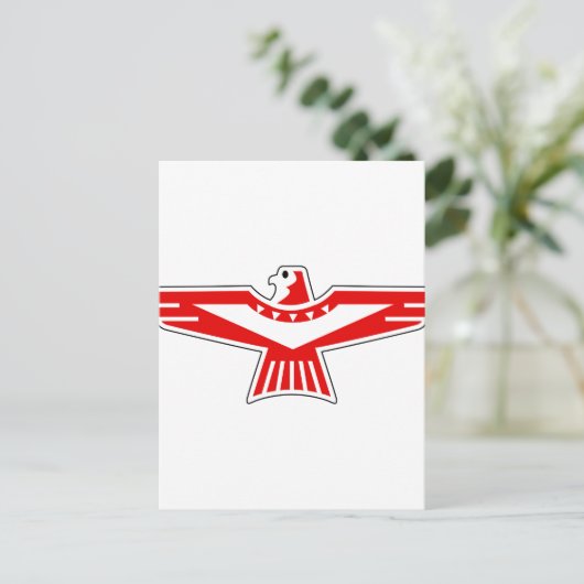 Thunderbird Postkarte (Stehend Vorderseite)