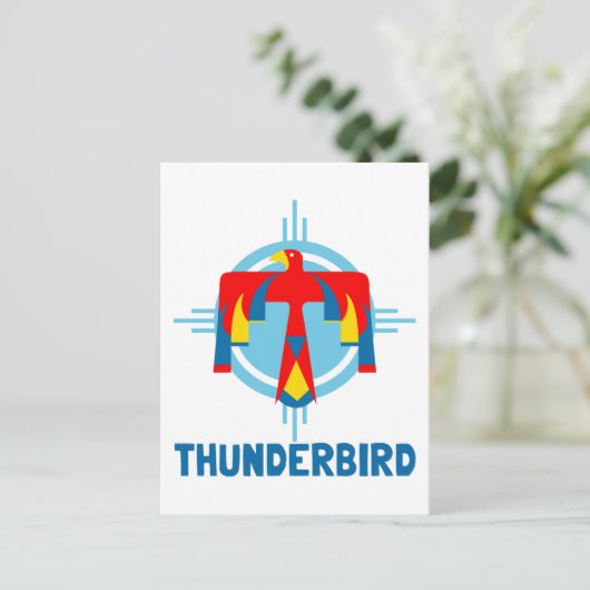 Thunderbird Postkarte (Stehend Vorderseite)