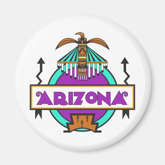 Thunderbird-Schild Magnet (Vorne)