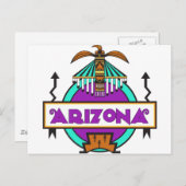 Thunderbird-Schild Postkarte (Vorne/Hinten)