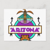 Thunderbird-Schild Postkarte (Vorderseite)