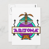 Thunderbird-Schild Postkarte (Vorne/Hinten)