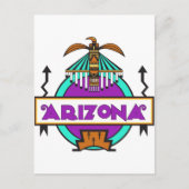 Thunderbird-Schild Postkarte (Vorderseite)