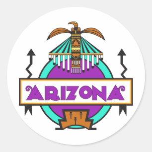 Thunderbird-Schild Runder Aufkleber