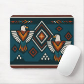 Thunderbird Spirit Tribal Muster Mouse Pad Mousepad (Mit Mouse)