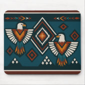 Thunderbird Spirit Tribal Muster Mouse Pad Mousepad (Vorne)