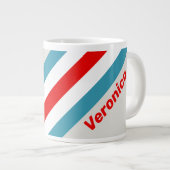 Thunderbird-Streifen mit Namen Jumbo-Tasse (Vorderseite Rechts)