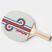 Thunderbird Stripe Loop mit Namen Tischtennis Schläger (Seitenansicht)