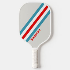 Thunderbird Stripes mit Name Pickleball Schläger